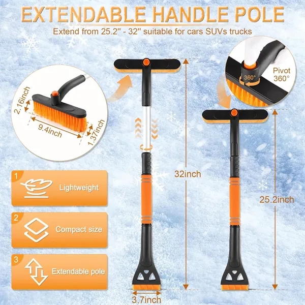 Ice Scraper and Snow Brush 2 in 1 - Ice Scraper and Snow Brush 2 in 1 - Image 1 of 4