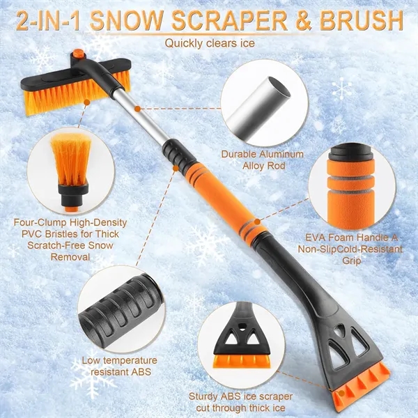 Ice Scraper and Snow Brush 2 in 1 - Ice Scraper and Snow Brush 2 in 1 - Image 2 of 4