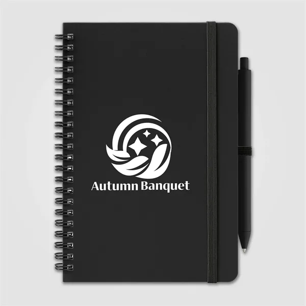 Hoga Repreve Spiral Jotter Notepad - A5 - Silkscreen - Hoga Repreve Spiral Jotter Notepad - A5 - Silkscreen - Image 1 of 6