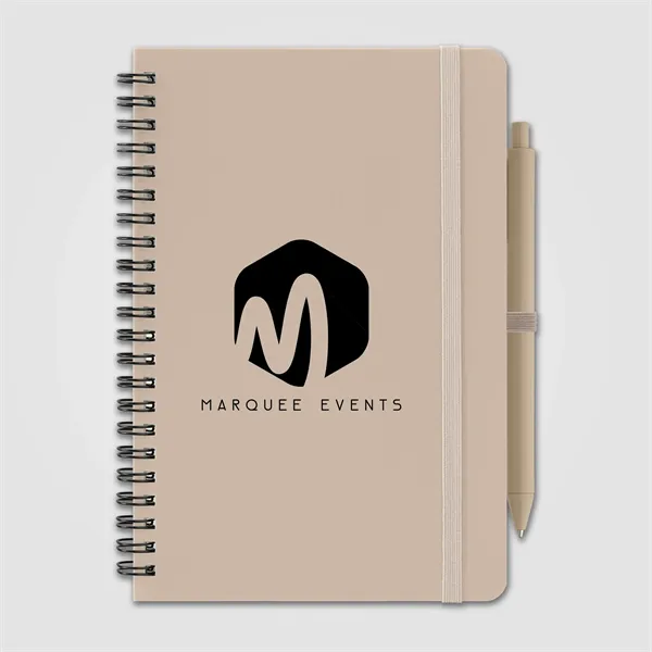 Hoga Repreve Spiral Jotter Notepad - A5 - Silkscreen - Hoga Repreve Spiral Jotter Notepad - A5 - Silkscreen - Image 2 of 6