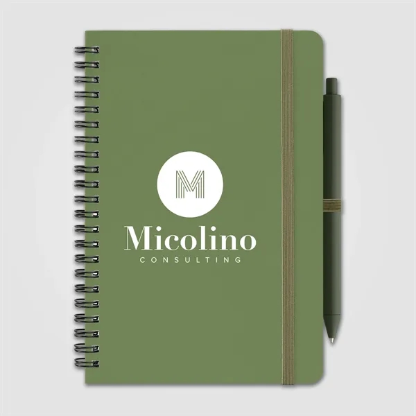 Hoga Repreve Spiral Jotter Notepad - A5 - Silkscreen - Hoga Repreve Spiral Jotter Notepad - A5 - Silkscreen - Image 3 of 6
