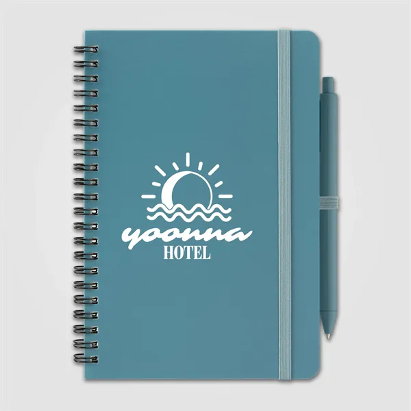 Hoga Repreve Spiral Jotter Notepad - A5 - Silkscreen - Hoga Repreve Spiral Jotter Notepad - A5 - Silkscreen - Image 6 of 6