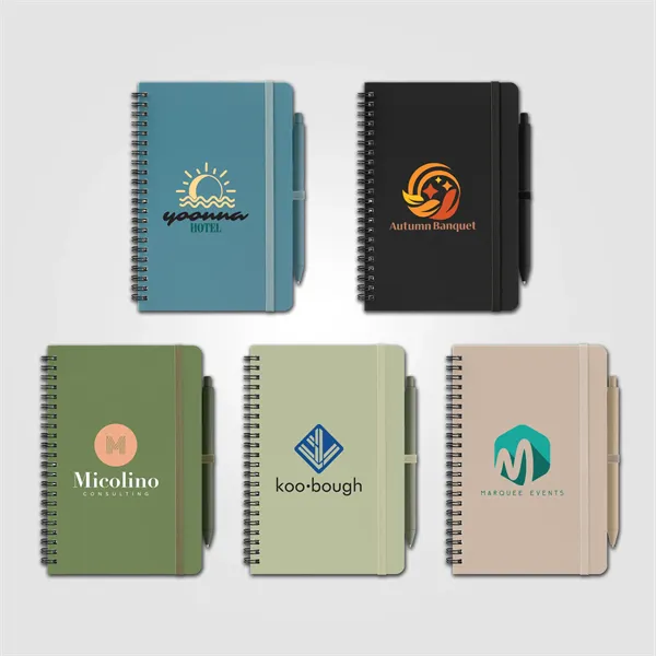 Hoga Repreve Spiral Jotter Notepad - A5 - ColorJet - Hoga Repreve Spiral Jotter Notepad - A5 - ColorJet - Image 0 of 6
