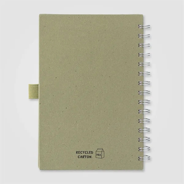 Terra Recycled Milk Carton Hard Cover Notebook - ColorJet - Terra Recycled Milk Carton Hard Cover Notebook - ColorJet - Image 4 of 5