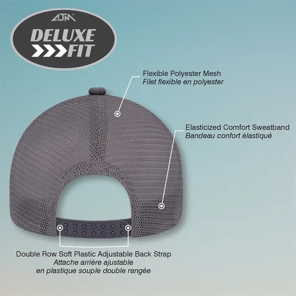 Deluxe Fit - 6 Panel Constructed Full-Fit (Mesh Back) - Deluxe Fit - 6 Panel Constructed Full-Fit (Mesh Back) - Image 9 of 12