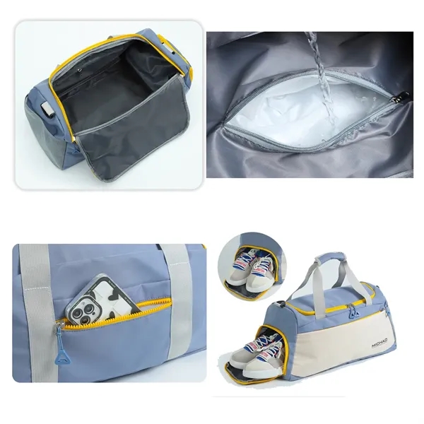 Large Capacity Lightweight Gym Bag - Large Capacity Lightweight Gym Bag - Image 3 of 4