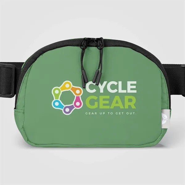 Taiga rPET Nylon Zippered Waist Bag - 40 oz - Heat Transfer - Taiga rPET Nylon Zippered Waist Bag - 40 oz - Heat Transfer - Image 5 of 10