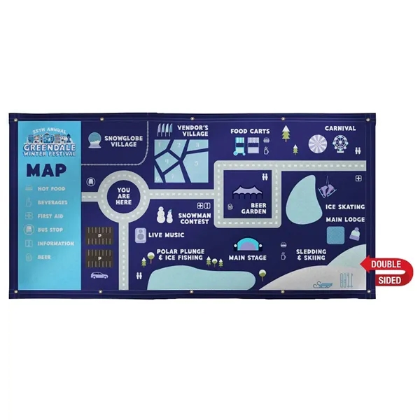 4' x 8' 18 oz. Vinyl Banner Double-Sided - 4' x 8' 18 oz. Vinyl Banner Double-Sided - Image 0 of 0