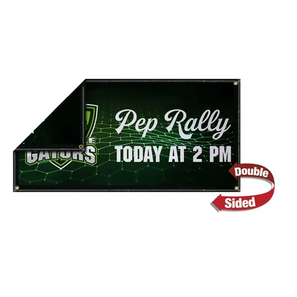 2' x 4' 13 oz. Smooth Vinyl Banner Double-Sided - 2' x 4' 13 oz. Smooth Vinyl Banner Double-Sided - Image 1 of 1