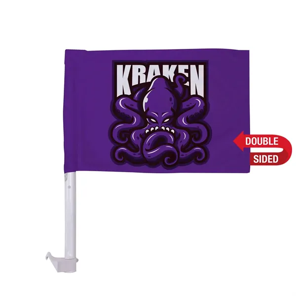 Car Flag Kit Double-Sided - Car Flag Kit Double-Sided - Image 0 of 1