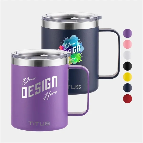 Premium 12 oz TiTUS® Double Wall Stainless Insulated Mug - Premium 12 oz TiTUS® Double Wall Stainless Insulated Mug - Image 0 of 9