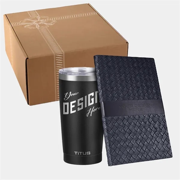 TiTUS® Business Notebook & 20 oz Tumbler Gift Set - TiTUS® Business Notebook & 20 oz Tumbler Gift Set - Image 0 of 0