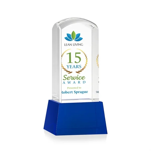 Silkwood VividPrint™ Award on Base - Blue