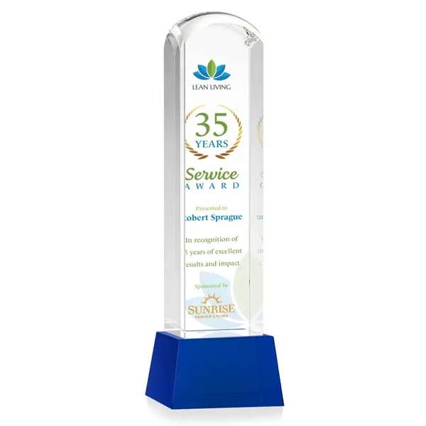 Silkwood VividPrint™ Award on Base - Blue