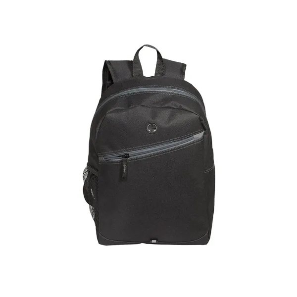 Prime Line Front Zipper Color Laptop Backpack - Prime Line Front Zipper Color Laptop Backpack - Image 2 of 17