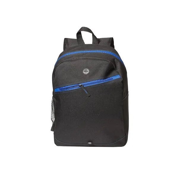 Prime Line Front Zipper Color Laptop Backpack - Prime Line Front Zipper Color Laptop Backpack - Image 4 of 17