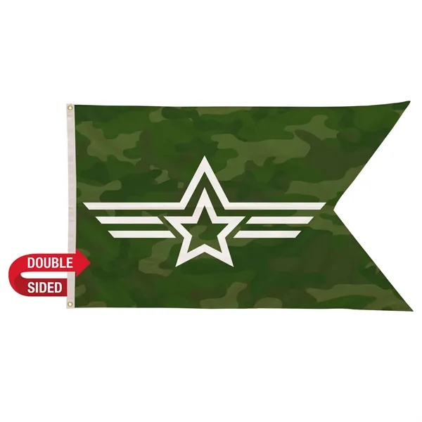 6' x 10' Polyester Guidon Flag Double-Sided - 6' x 10' Polyester Guidon Flag Double-Sided - Image 0 of 0