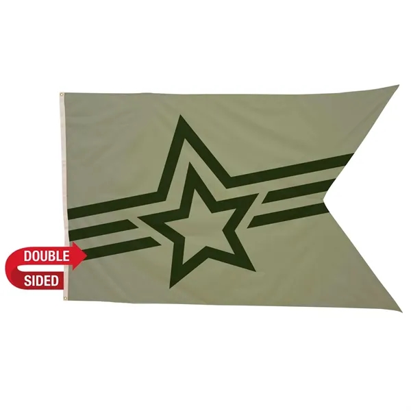 5' x 8' Polyester Guidon Flag Double-Sided - 5' x 8' Polyester Guidon Flag Double-Sided - Image 0 of 0