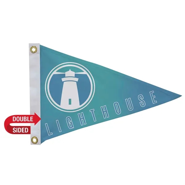 12" x 18' Polyester Pennant Flag Double-Sided - 12" x 18' Polyester Pennant Flag Double-Sided - Image 0 of 0