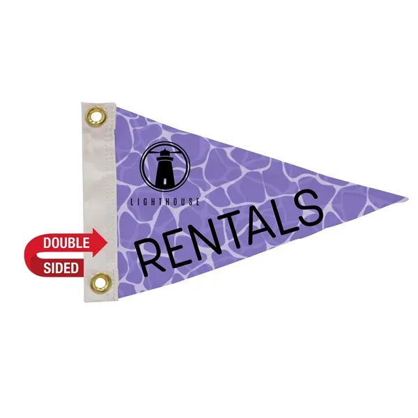 8" x 12' Polyester Pennant Flag Double-Sided - 8" x 12' Polyester Pennant Flag Double-Sided - Image 0 of 0