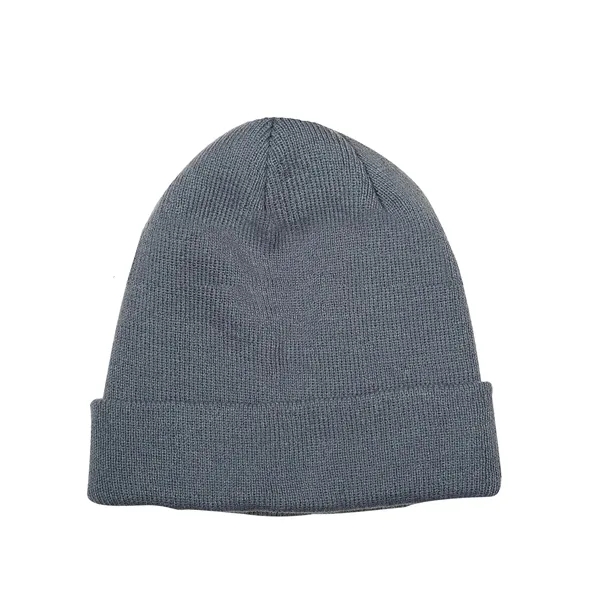 Knit Beanie With Cuff