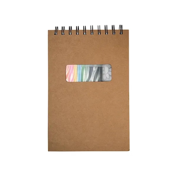 Prime Line Notebook With Colored Pencils - Prime Line Notebook With Colored Pencils - Image 2 of 3