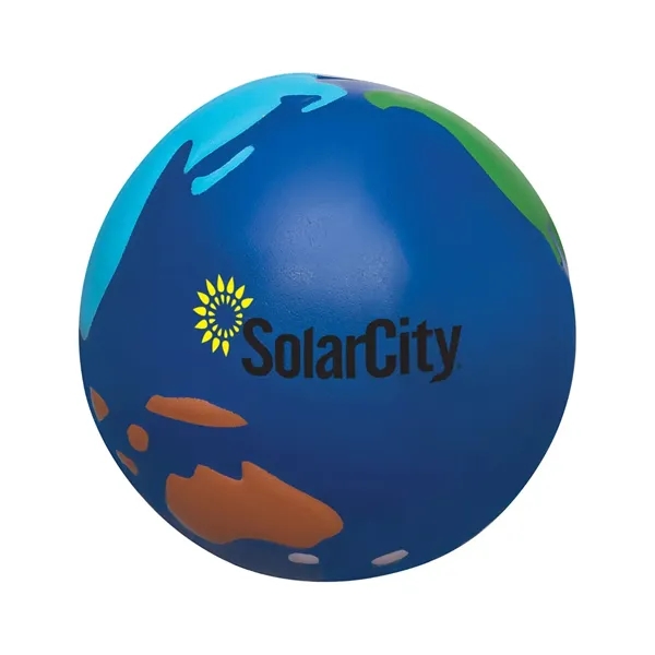 Prime Line Multi-Color Globe Earth Shape Stress Ball
