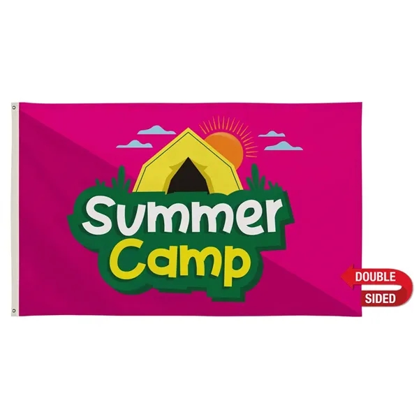 6' x 10' Polyester Flag Double-Sided - 6' x 10' Polyester Flag Double-Sided - Image 0 of 2