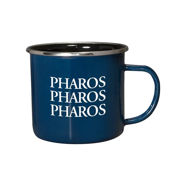 Prime Line 16.9oz Iron And Stainless Steel Log Cabin Mug