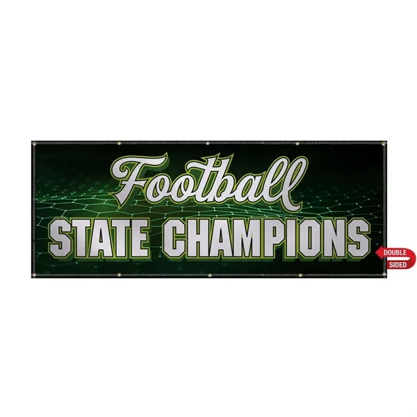 3' x 8' 13 oz. Smooth Vinyl Banner Double-Sided