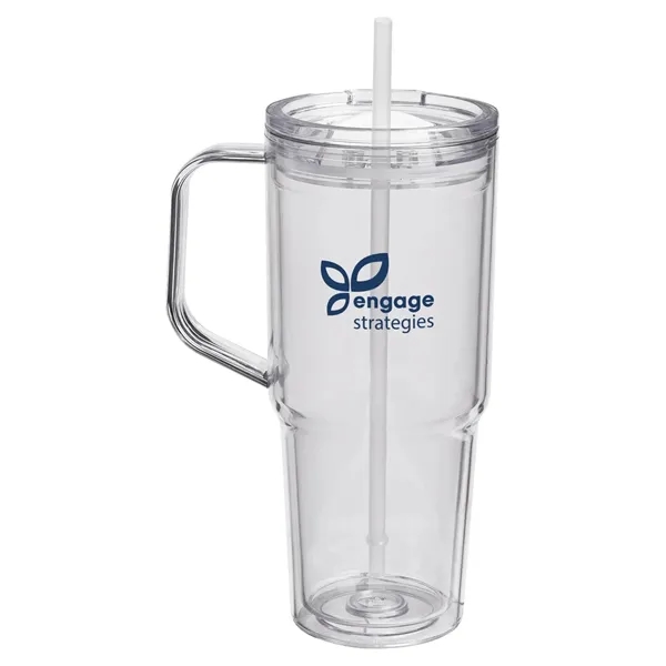 Prime Line Hampton 32oz Recycled Double Wall Tumbler With... - Prime Line Hampton 32oz Recycled Double Wall Tumbler With... - Image 4 of 19