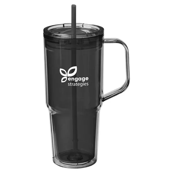 Prime Line Hampton 32oz Recycled Double Wall Tumbler With... - Prime Line Hampton 32oz Recycled Double Wall Tumbler With... - Image 8 of 19