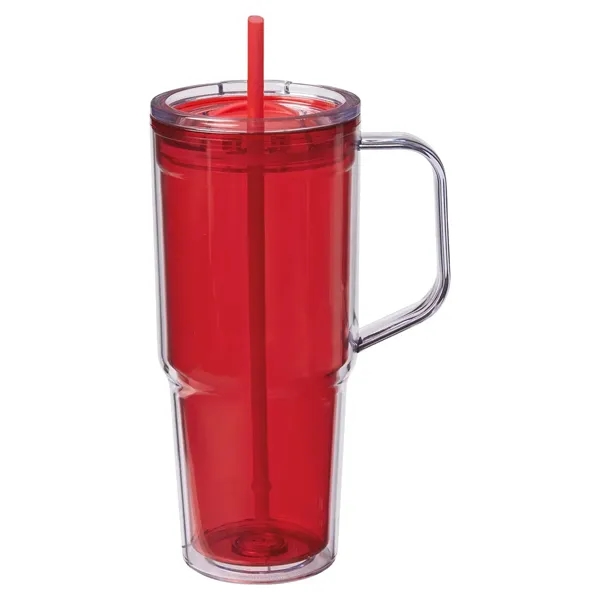 Prime Line Hampton 32oz Recycled Double Wall Tumbler With... - Prime Line Hampton 32oz Recycled Double Wall Tumbler With... - Image 10 of 19