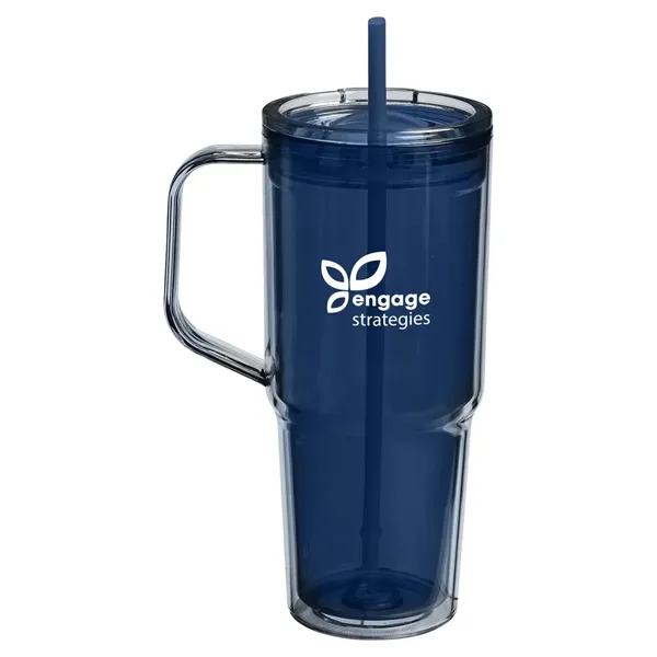 Prime Line Hampton 32oz Recycled Double Wall Tumbler With... - Prime Line Hampton 32oz Recycled Double Wall Tumbler With... - Image 19 of 19