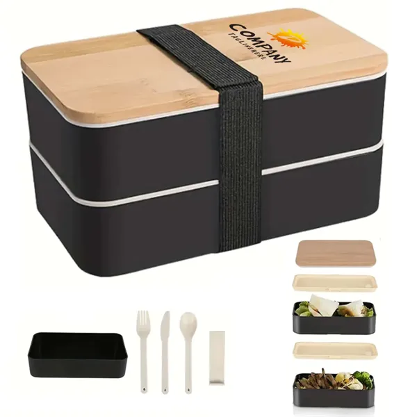 Multilayer Wheat Straw Lunch Box Adult - Multilayer Wheat Straw Lunch Box Adult - Image 0 of 4