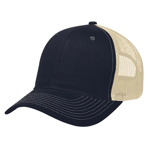 Cotton Twill Mesh Back Cap - Cotton Twill Mesh Back Cap - Image 43 of 45