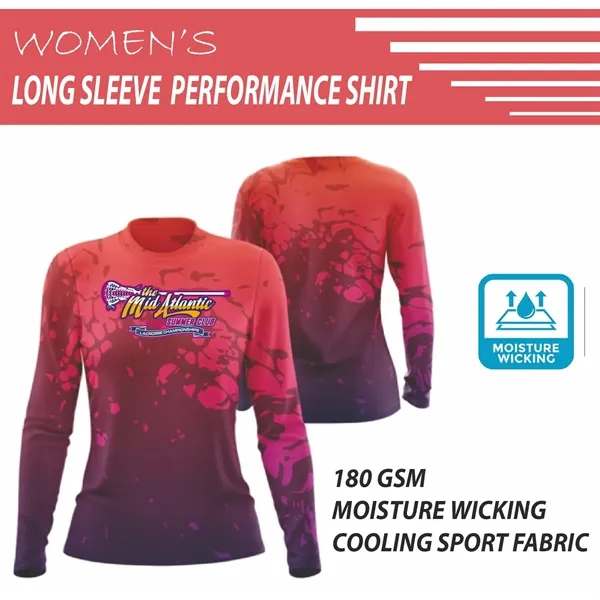 Women's Long Sleeve Performance Shirt - Women's Long Sleeve Performance Shirt - Image 0 of 1