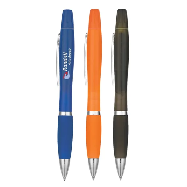 Twin-Write Pen & Highlighter With Antimicrobial Additive - Twin-Write Pen & Highlighter With Antimicrobial Additive - Image 0 of 12