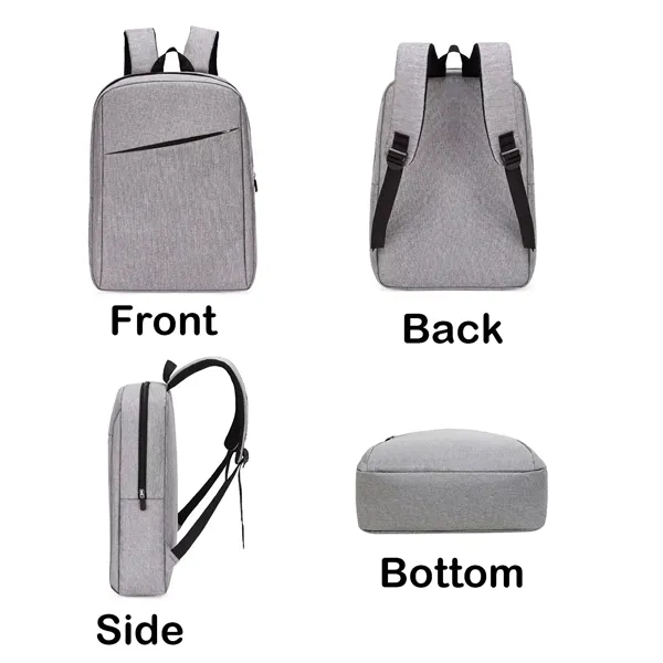 Lightweight and Minimalist 15.6-Inch Laptop Backpack - Lightweight and Minimalist 15.6-Inch Laptop Backpack - Image 3 of 5