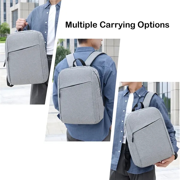 Lightweight and Minimalist 15.6-Inch Laptop Backpack - Lightweight and Minimalist 15.6-Inch Laptop Backpack - Image 5 of 5