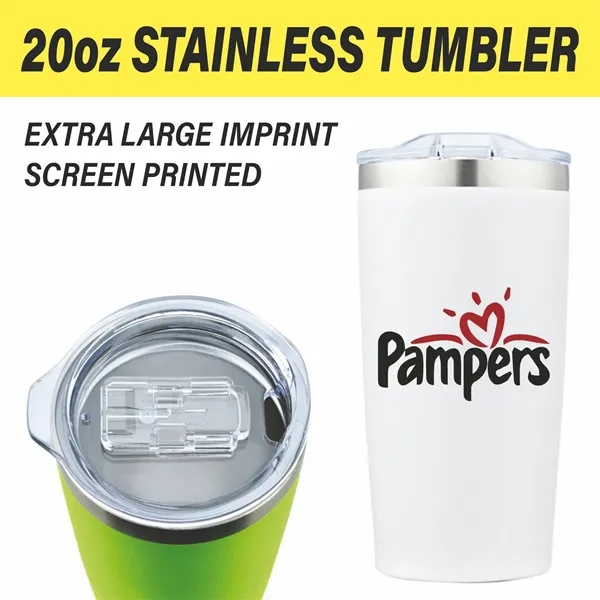 20 Oz Vacuum Sealed Tumbler - 20 Oz Vacuum Sealed Tumbler - Image 0 of 5