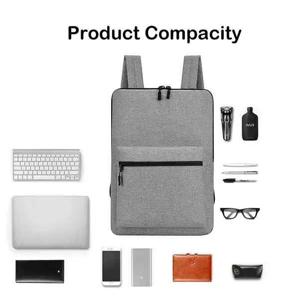 Slim Stylish 15.6-Inch Laptop Backpack Only 1.57-Inch Thick - Slim Stylish 15.6-Inch Laptop Backpack Only 1.57-Inch Thick - Image 4 of 5