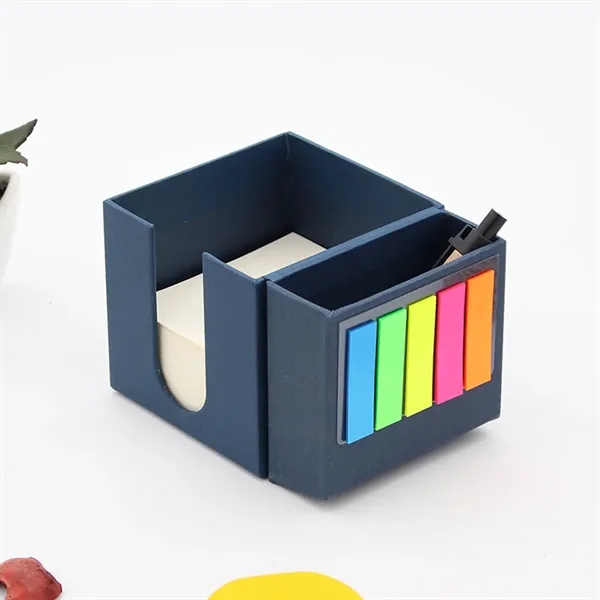 Foldable Multifunctional Notepad Pen Holder Set - Foldable Multifunctional Notepad Pen Holder Set - Image 3 of 4