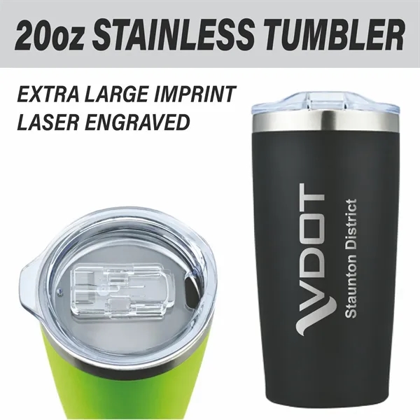 20 Oz Vacuum Sealed Tumbler - 20 Oz Vacuum Sealed Tumbler - Image 0 of 5