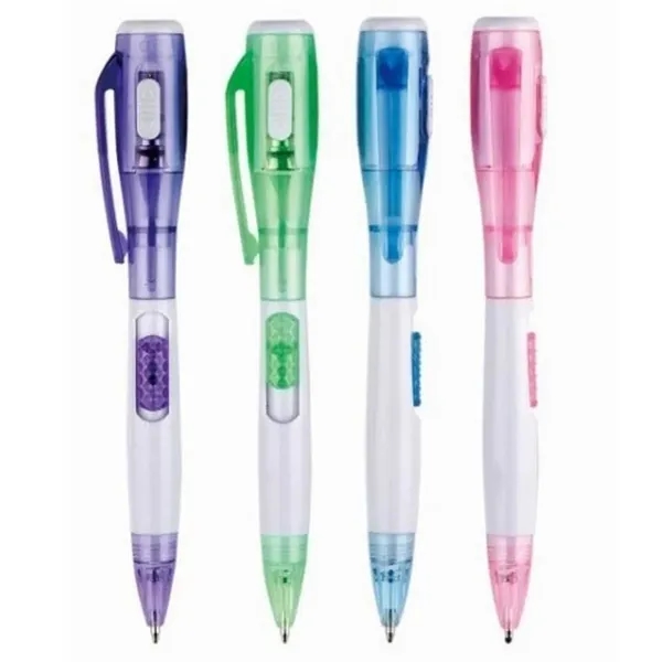 Plastic LED Light Pen With Torch Promotional Gift - Plastic LED Light Pen With Torch Promotional Gift - Image 3 of 4