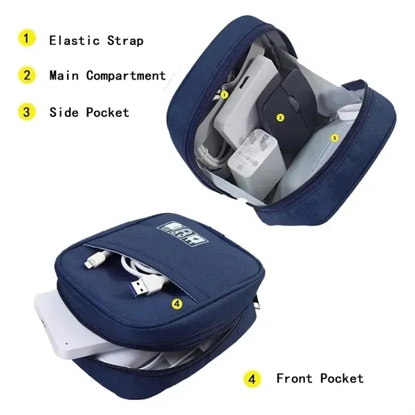 Cable Organizer Bag - Cable Organizer Bag - Image 2 of 3