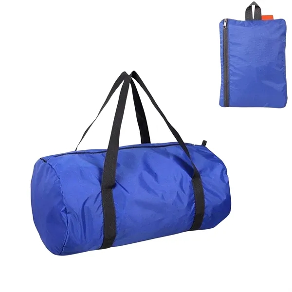 Nylon Foldable Sports Duffle Bag - Nylon Foldable Sports Duffle Bag - Image 1 of 5