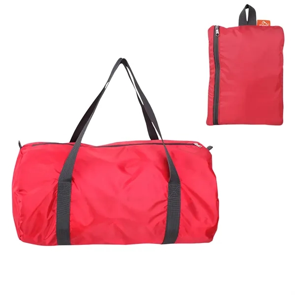 Nylon Foldable Sports Duffle Bag - Nylon Foldable Sports Duffle Bag - Image 4 of 5