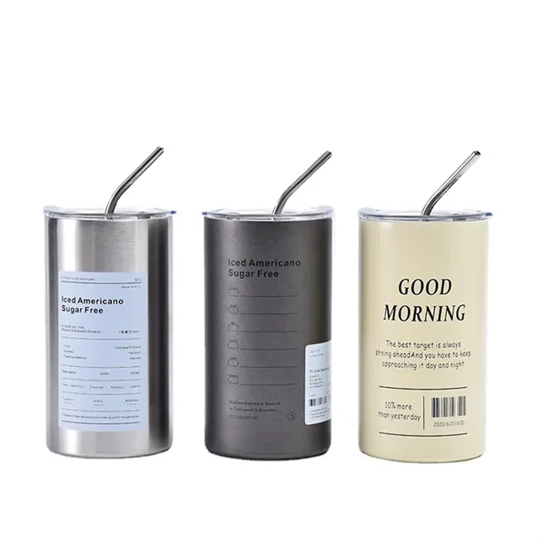 20 Oz Thermal Coffee Mug with Lid and Straw - 20 Oz Thermal Coffee Mug with Lid and Straw - Image 3 of 8