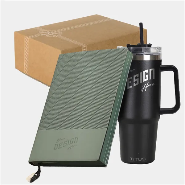 TiTUS® Executive Notebook & 30 oz Travel Mug Gift Set - TiTUS® Executive Notebook & 30 oz Travel Mug Gift Set - Image 0 of 0